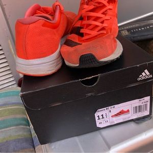 Adidas RC-2 Adizero running shoes sz m 11.5 PREOWNED orange